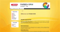 Desktop Screenshot of farben-grim.at